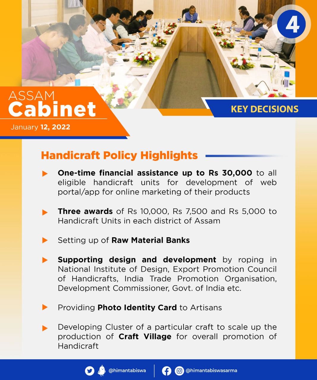 Cabinet Decision taken on 12th of January, 2022 (4)