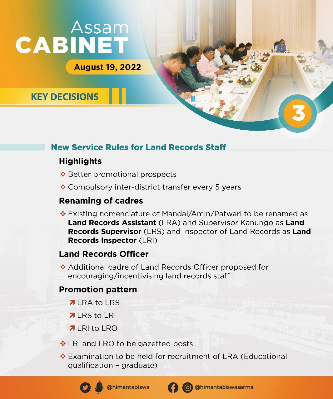 Cabinet Decisions taken on 19 August, 2022 (2)