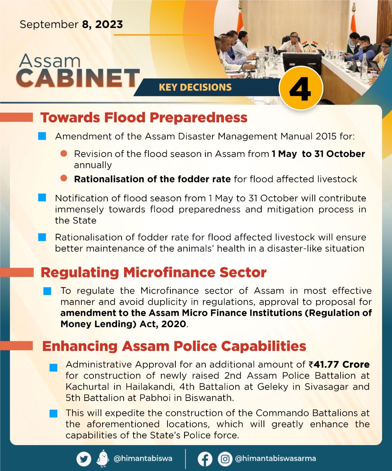 Cabinet Decision on 9th September, 2023 (4)