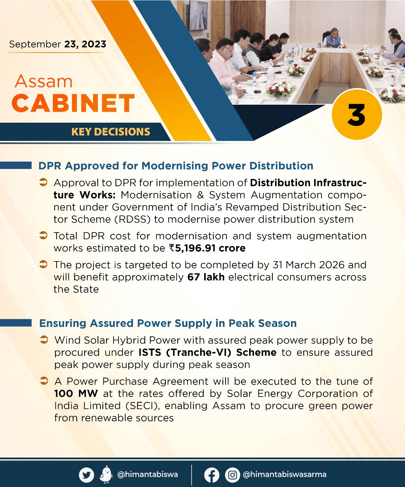 Cabinet Decision on 23rd September, 2023 (3)