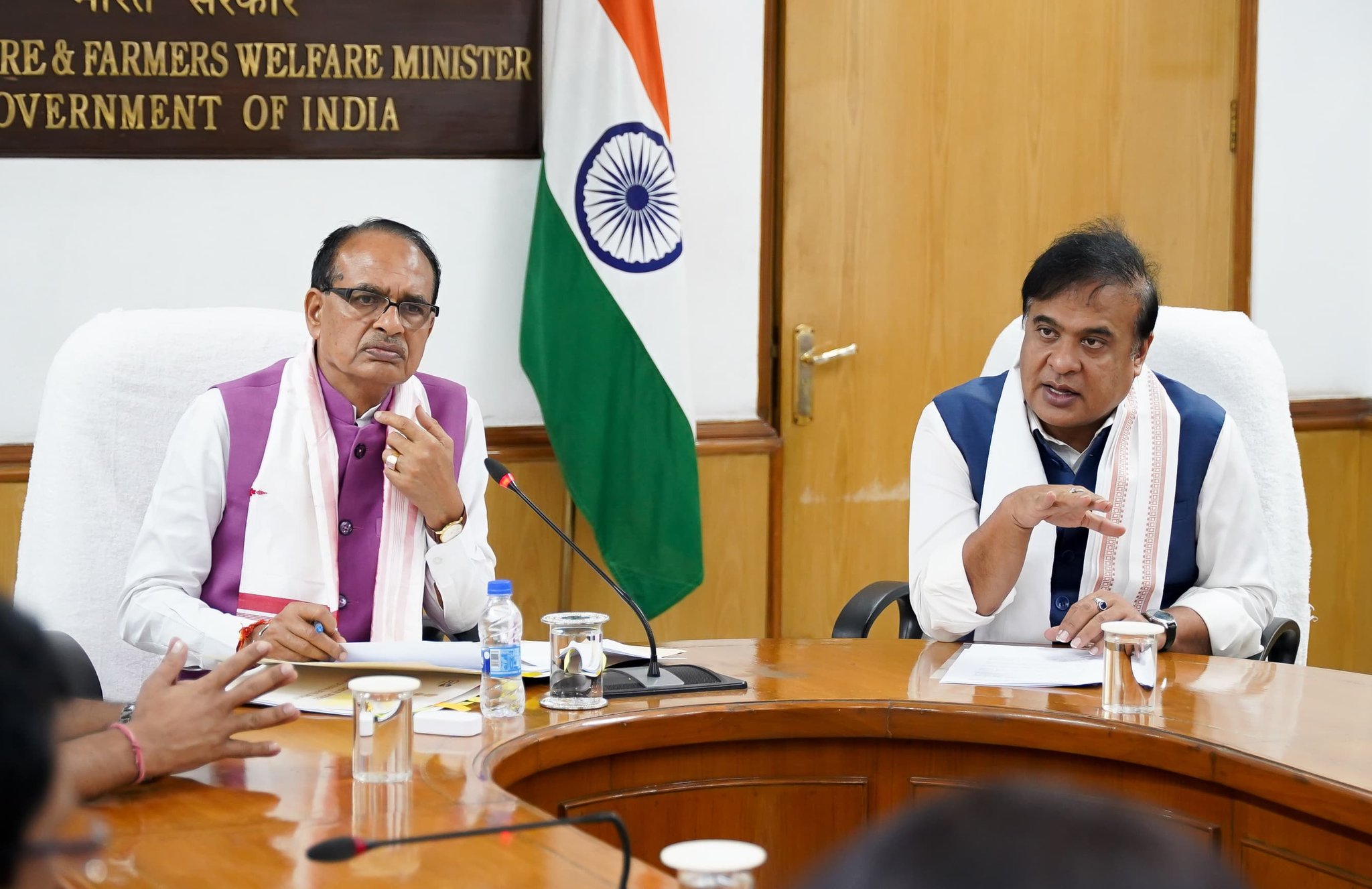 Meeting with Union Minister Shri Shivraj Singh Chouhan on harnessing the potential of Assams agri economy