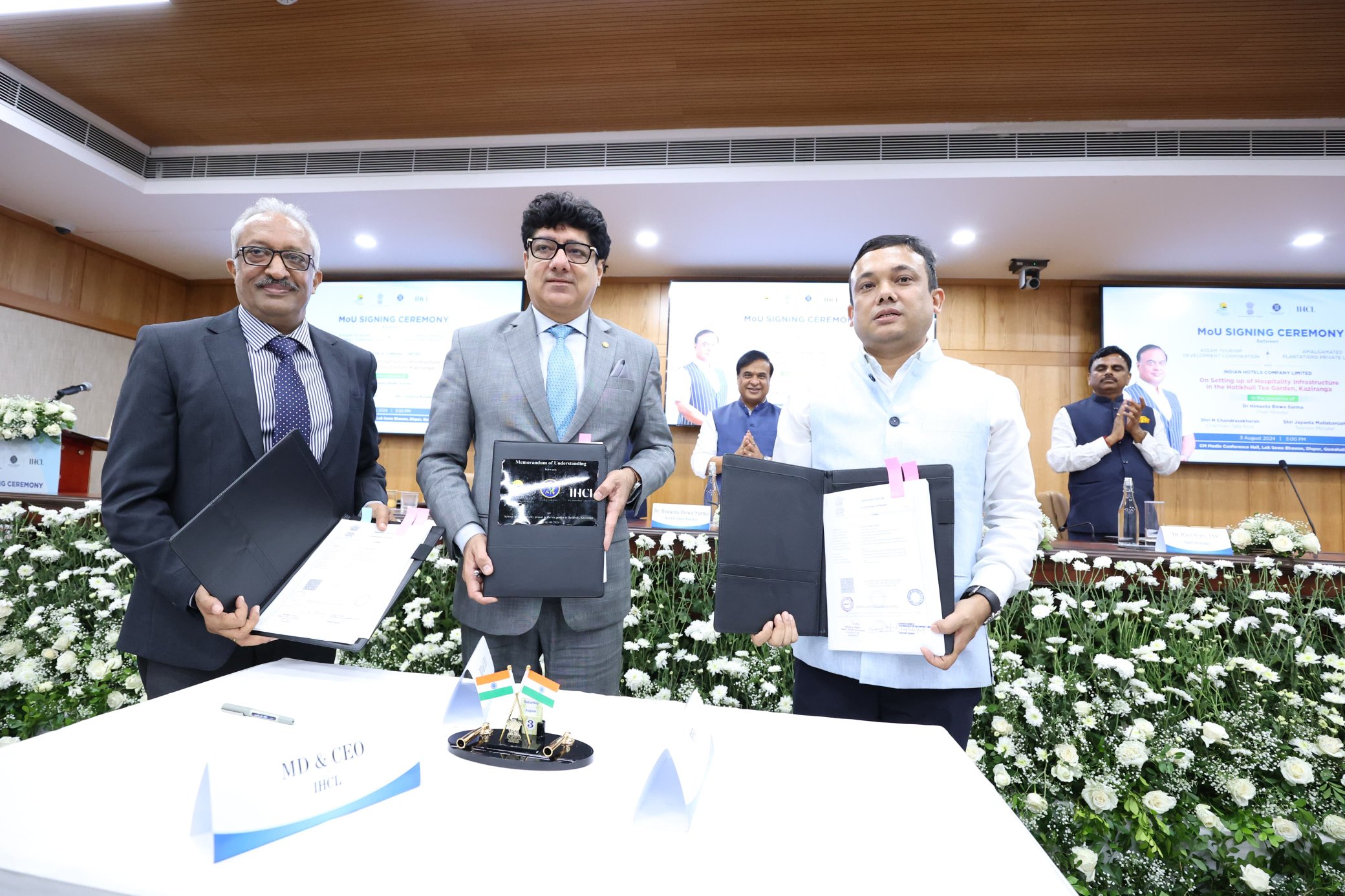 MoU Signing for the establishment of a 5star property in Kaziranga