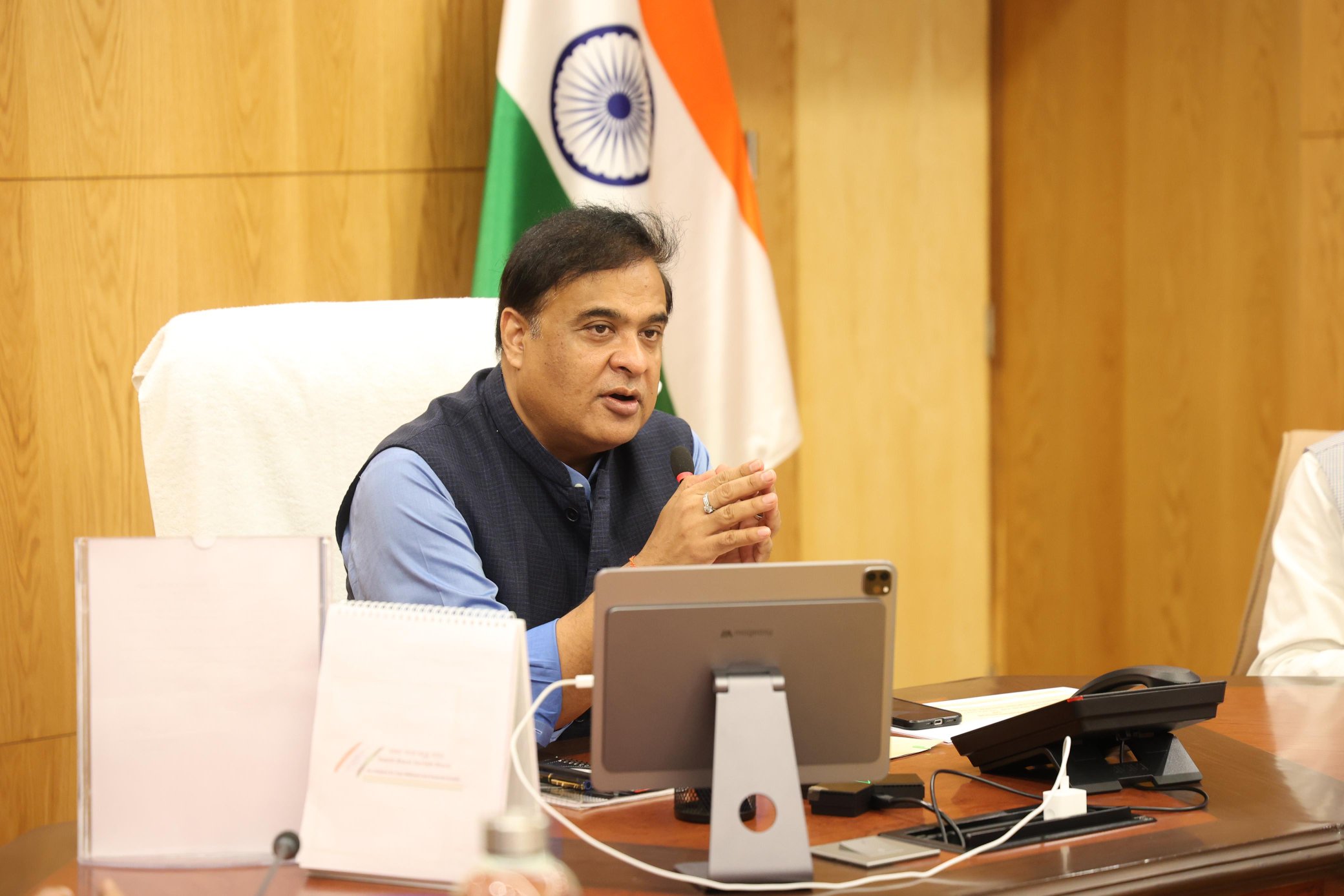 VC with MPs, MLAs, and DCs to discuss Orunodoi 3.0 and the National Food Security Act (NFSA)
