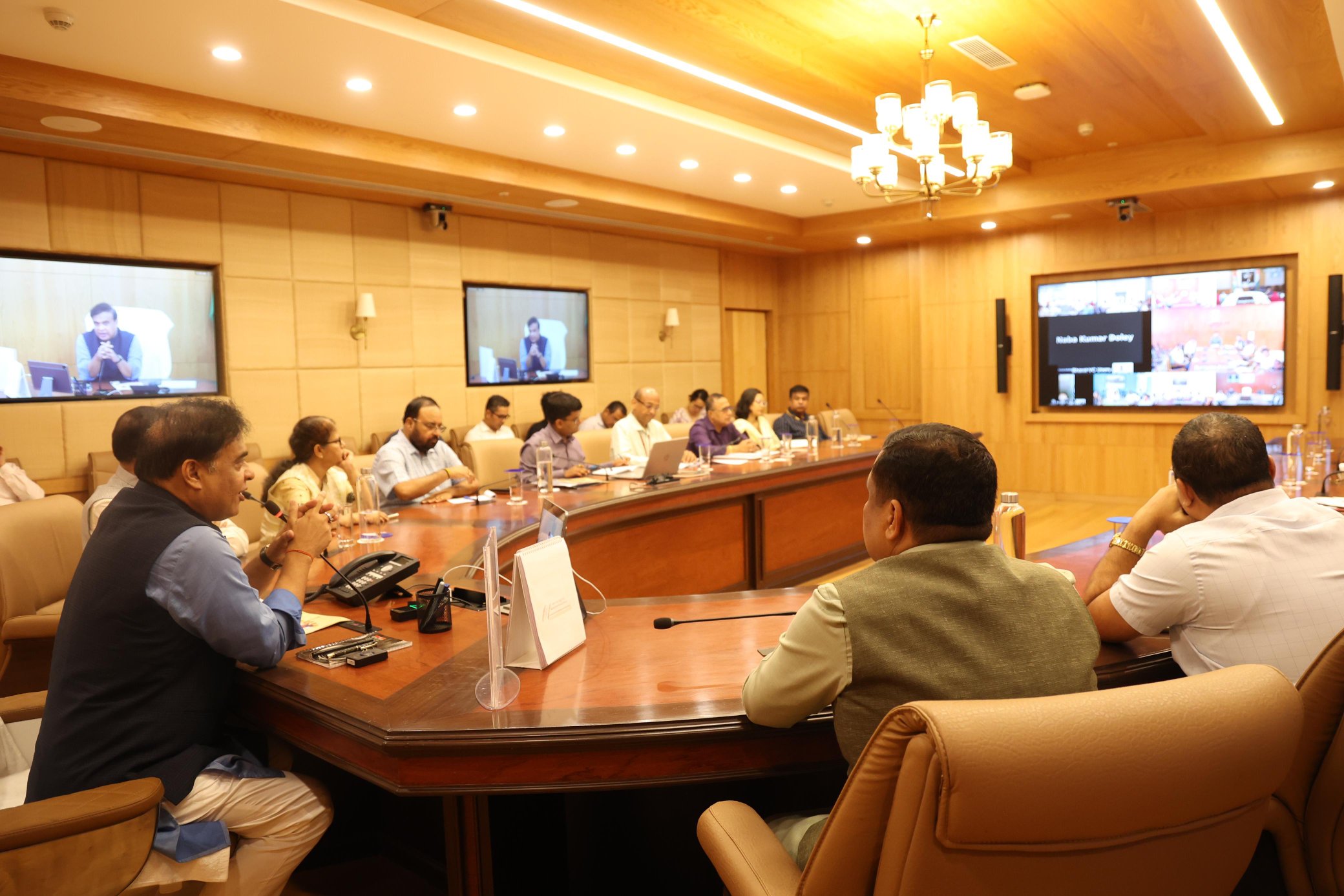 VC with MPs, MLAs, and DCs to discuss Orunodoi 3.0 and the National Food Security Act (NFSA)
