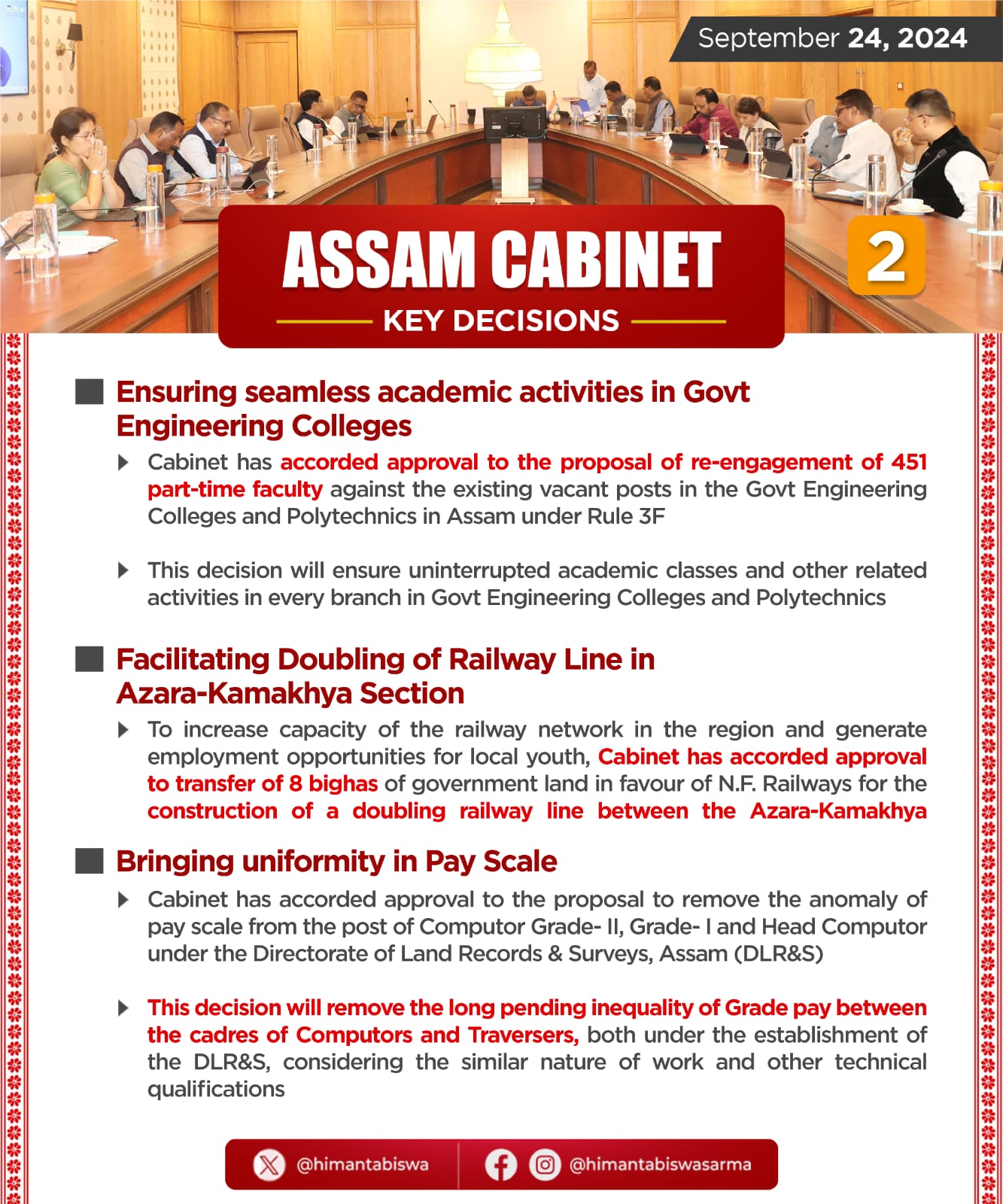 Cabinet Decision on 24 September, 2024 (2)