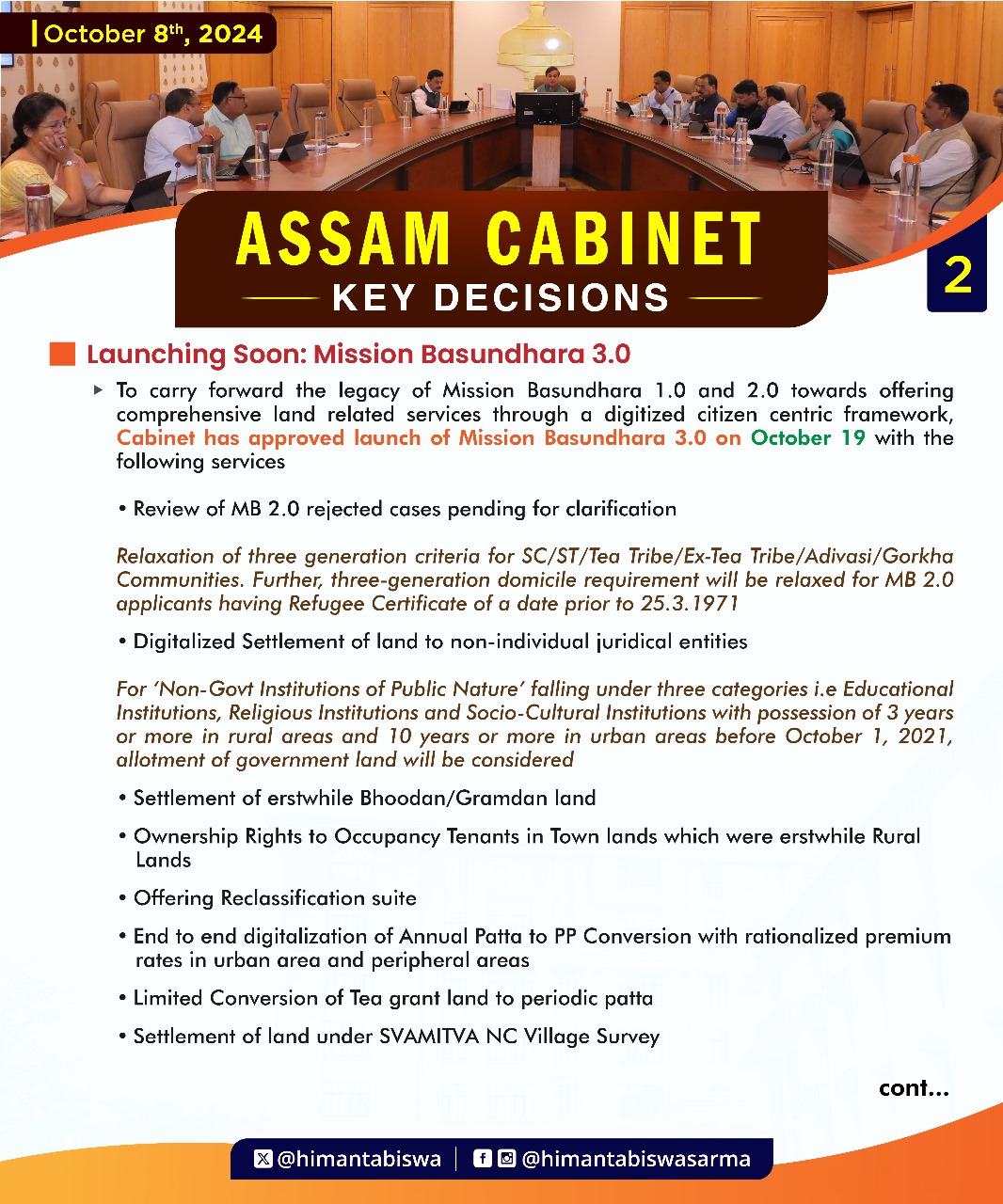 Cabinet Decision on 8 October, 2024 (2)