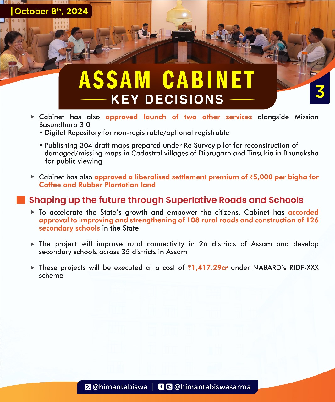 Cabinet Decision on 8 October, 2024 (3)