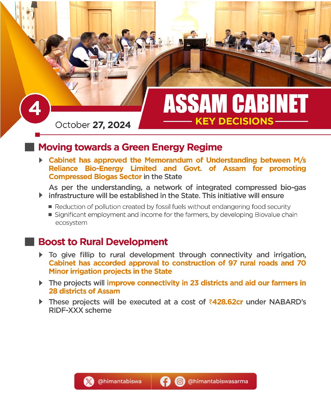 Cabinet Decision on 27 October, 2024 (4)